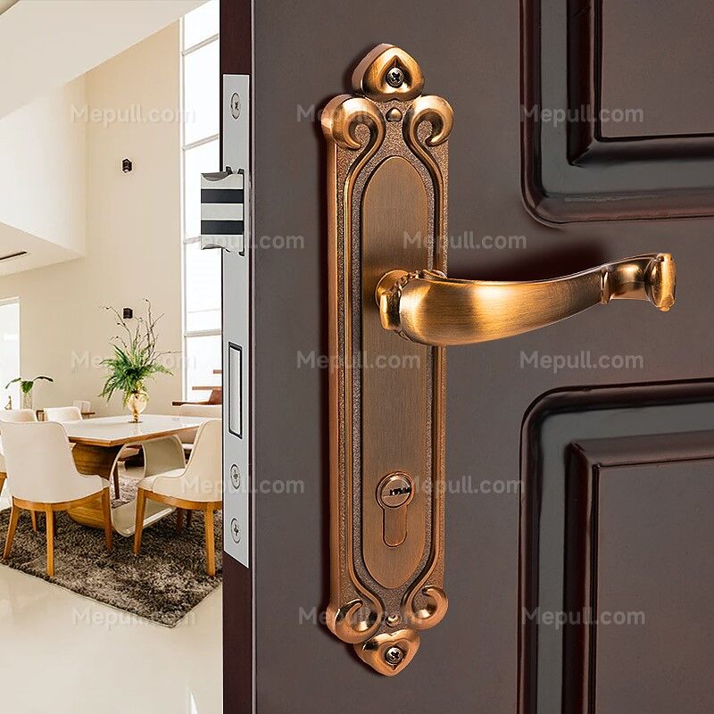 Vintage Viking Warrior Emblem Aluminum Door Handles 85106-9138-2 Vintage Viking Warrior Emblem Aluminum Door Handles 85106 9138 2